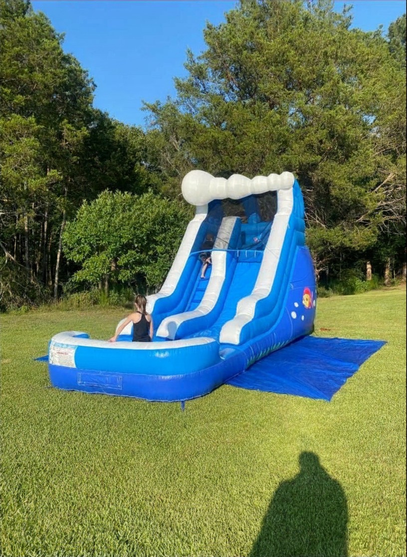 Blue Slide Water Slide